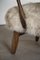 Poltrona con schienale alto in quercia e lana, Danimarca, anni '50, Immagine 9