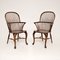 Antique Elm and Oak Windsor Armchairs, Set of 2 2