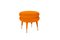 Orange Marshmallow Stool by Royal Stranger, Set of 2 3