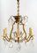 20th Century Bronze Cage Chandelier and Crystal Pampilles in the Style of Louis XV 6