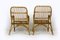 Rattan Armchairs, Table and Stool, 1960s, Set of 4 3