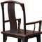 Chinese Round Back Southern Official Chairs, Set of 2 5