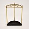 Antique Victorian Brass and Iron Umbrella Stand 8