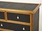 Large French Bamboo Rattan and Brass Chest of Drawers 1960s 2