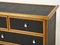 Large French Bamboo Rattan and Brass Chest of Drawers 1960s, Image 2