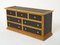 Large French Bamboo Rattan and Brass Chest of Drawers 1960s 10