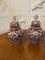 Antique Japanese Imari Lidded Vases, Set of 2, Image 1
