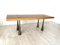 Wooden Table with Cast Iron Legs by Angelo Mangiarotti for La Sorgente del Mobile 2