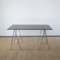 Chromed Steel Desk with Crystal Top, 1970s, Image 1