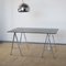 Chromed Steel Desk with Crystal Top, 1970s 6