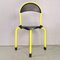 Vintage Clark Yellow Folding Chairs by Lucci and Orlandini for Lammm, 1980s, Set of 4 4