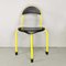 Vintage Clark Yellow Folding Chairs by Lucci and Orlandini for Lammm, 1980s, Set of 4 1