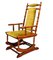 Vintage English Wooden Rocking Chair, 1950s 1