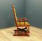 Vintage English Wooden Rocking Chair, 1950s, Image 9