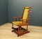 Vintage English Wooden Rocking Chair, 1950s, Image 3