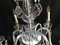 Lámpara de araña de cristal tallado a mano, años 50, Imagen 23