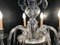 Lámpara de araña de cristal tallado a mano, años 50, Imagen 7