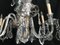 Lámpara de araña de cristal tallado a mano, años 50, Imagen 29