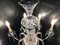 Lámpara de araña de cristal tallado a mano, años 50, Imagen 34