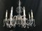 Hand-Cut Crystal Chandelier, 1950s 1