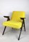 Vintage Yellow Armchair by Józef Chierowski, 1970s, Image 4