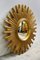 French Golden Sunburst Mirror, 1950s 1