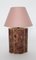Vintage Ceramic Table Lamp with Shade, Italy, 1990s, Image 4