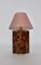Vintage Ceramic Table Lamp with Shade, Italy, 1990s, Image 2