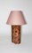 Vintage Ceramic Table Lamp with Shade, Italy, 1990s 8
