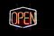 Vintage Neon Open Shop Window Sign, 1980s 1