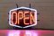 Vintage Neon Open Shop Window Sign, 1980s 10