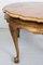 Large Mid-Century Baroque Style Coffee Table with Claw Foot Legs & Burl Wood Scalloped Top, Image 7