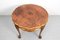 Large Mid-Century Baroque Style Coffee Table with Claw Foot Legs & Burl Wood Scalloped Top 3