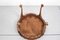 Großer Mid-Century Couchtisch im Barockstil mit Klauenfüßen & gewölbter Wurzelholzplatte 10