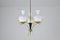 Lampe à Suspension à 3 Lampes Mid-Century par Angelo Lelli, Italie, 1950s 5