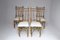 Sedie da pranzo in bambù e ottone, anni '60, set di 4, Immagine 11