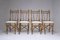 Bambus Messing Esszimmerstühle, 1960er, 4er Set 7