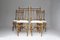 Bamboo Brass Dining Chairs, 1960s, Set of 4, Image 10