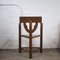 Mid-Century Swedish Oak Carved Monk Chair, 1950s 9