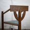 Mid-Century Swedish Oak Carved Monk Chair, 1950s, Image 11