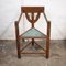 Mid-Century Swedish Oak Carved Monk Chair, 1950s 1