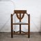 Mid-Century Swedish Oak Carved Monk Chair, 1950s 2