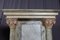 Large Wooden Columns in Faux Marble, Set of 2 9