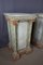 Large Wooden Columns in Faux Marble, Set of 2 3