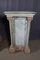Large Wooden Columns in Faux Marble, Set of 2 6