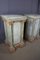 Large Wooden Columns in Faux Marble, Set of 2 4