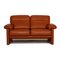 Brown Leather DS 70 Two-Seater Couch from De Sede 1