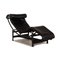 Black Leather LC 4 Lounger by Le Corbusier for Cassina, Image 1