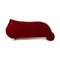 Rotes 3-Sitzer Gaudi Sofa aus Samt von Bretz 9