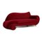 Rotes 3-Sitzer Gaudi Sofa aus Samt von Bretz 7
